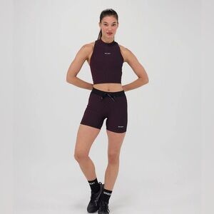 Bandit Running Women's Cadence™ 5" Compression Short, M, Black and Fig